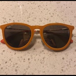 Orange Felted Ray-Bans